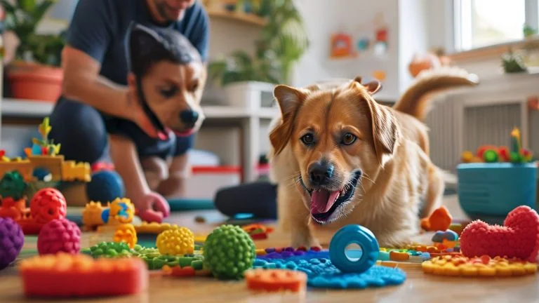 Como usar brinquedos educativos no adestramento de cães