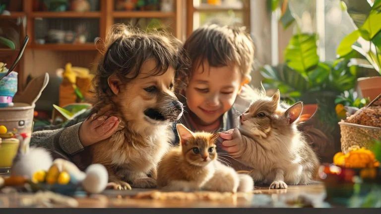 Benefícios Emocionais da Adoção de Animais para Crianças