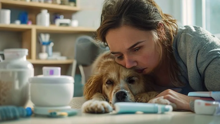 O que fazer se seu pet adotado ficar doente após a chegada