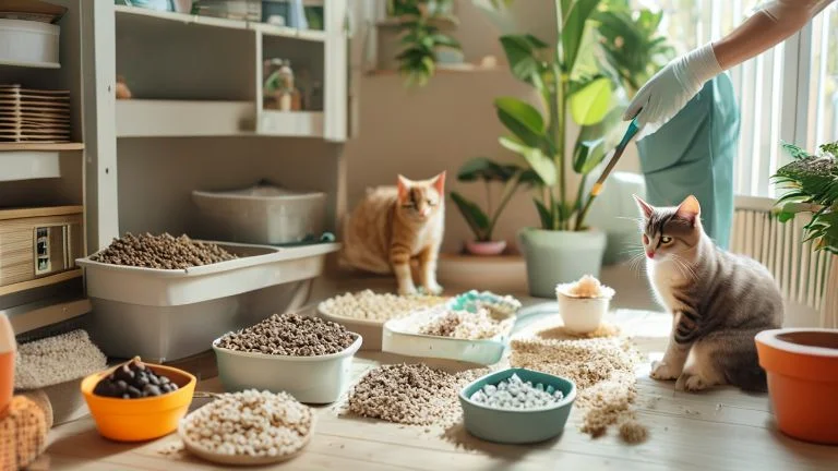 Como limpar a caixa de areia do seu gato sem odores