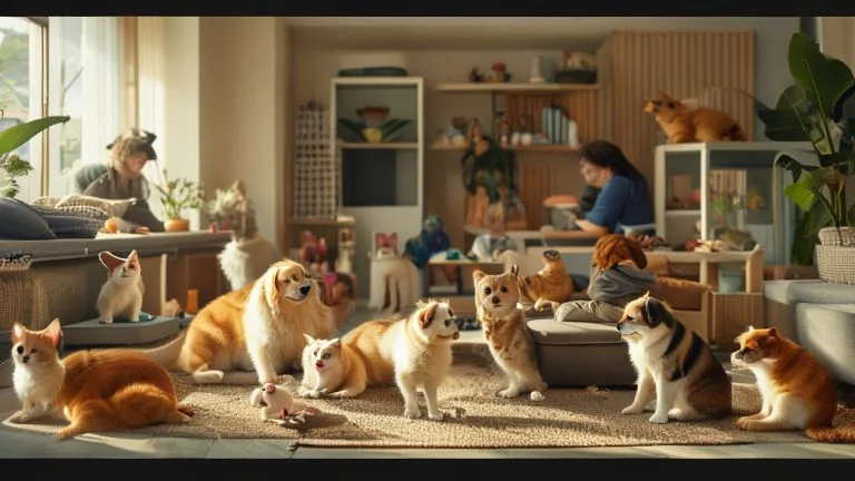 Adestramento para múltiplos pets: convívio harmonioso em casa