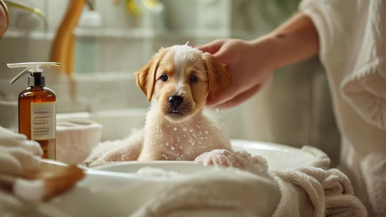 Cuidados essenciais para o banho perfeito em filhotes de cachorro