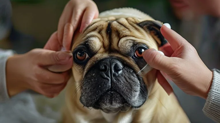 Cuidados Essenciais ao Limpar Olhos e Focinho de Cães Braquicefálicos